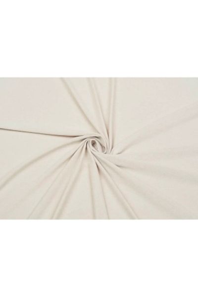 ÖZGÜR KUMAŞ Cream Unraised 3 Thread Combed Cotton Fabric