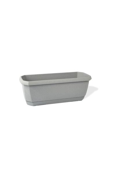 Karasu plastık Stil Balkon Saksı No:2 5,5 Lt. (40 X 16 X 14 Cm)