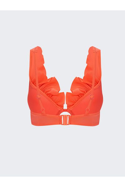 LC Waikiki Ruffle Λεπτομερές γυναικείο μπικίνι τοπ