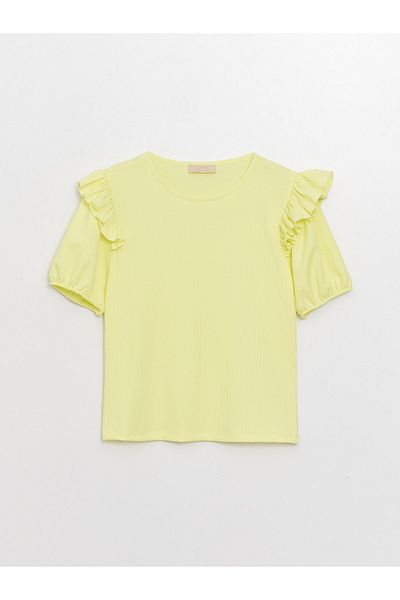 LC Waikiki Lány - Crew Neck Basic rövid ujjú póló