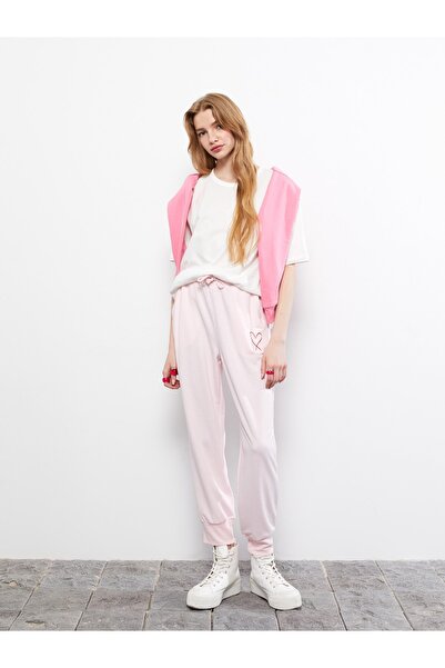 LC Waikiki Beli Lastikli Baskılı Kadın Jogger Eşofman Altı