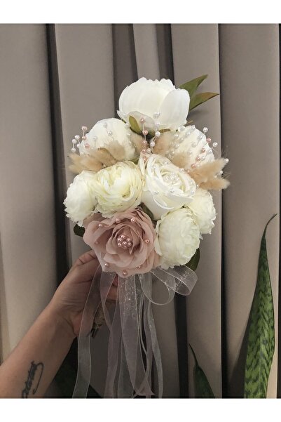 MEDUSA Nil Gelin Buketi Ve Damat Yaka Çiçeği (GELİN, DÜĞÜN, NİŞAN, KINA, EL B...