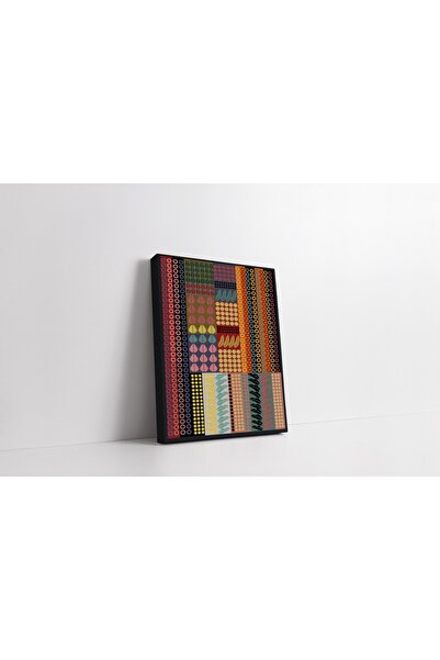 RUGSMODERN Kanvas Tablo 1201 Çok Renkli Soyut Desenli 265