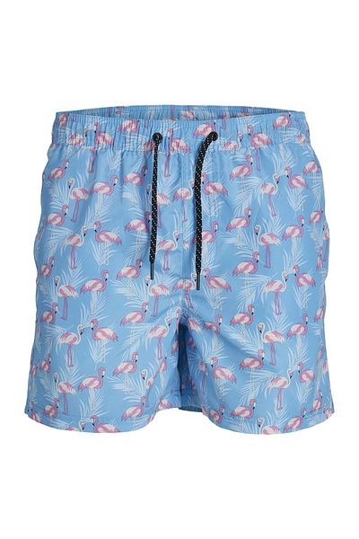 Jack & Jones Ανδρικό σορτς σε σκούρο γαλάζιο Jpstfıjı Jjswım Aop Ly Sn