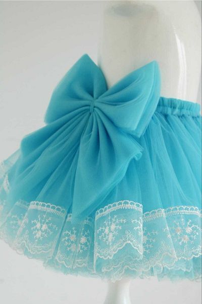 punicha Girl's Tutu Skirt (Turquoise)