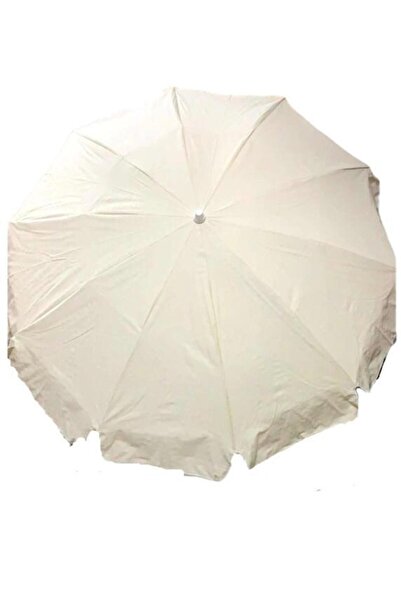 HEPBİMODA Krem  Eğilebilir Branda Kumaş Krem Plaj Havuz Bahçe Balkon Şemsiyes...