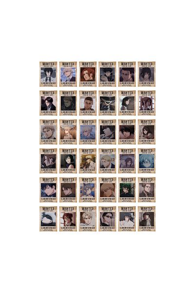 Ororabutik Σετ με 36 αυτοκόλλητα Anime Death Note Aot - Σετ αυτοκόλλητων Scrapbook Bullet Journal