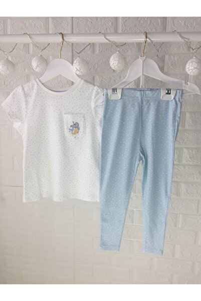 AMORE Deniz Kızı Desenli Kız Çocuk Pijama Takımı