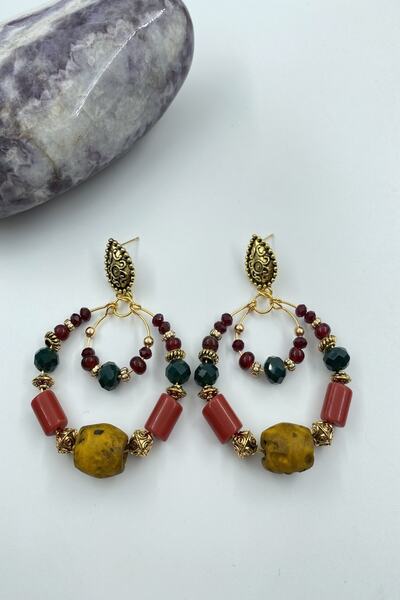 Cocopelli Concept أقراط أصلية مصنوعة يدويًا