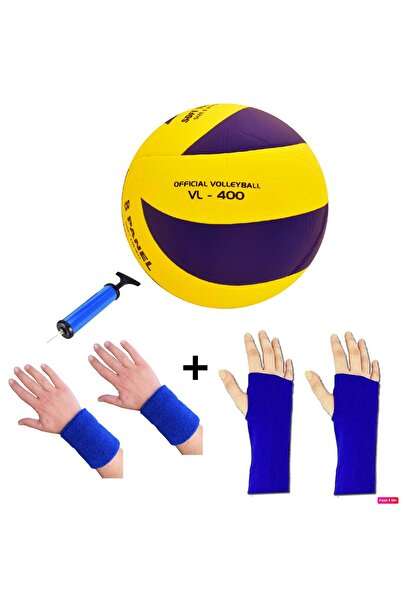 AVESSA طقم كرة طائرة Vl-400 لاصق ناعم 3 بطانة + مضخة + أكمام مزدوجة + سوار من...