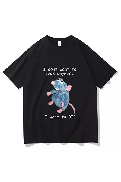 Hunors Sportswear & Company Μαύρο I Dont Want To Cook Anymore (unisex) T-shir...