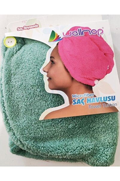 Wellmop Microfiber Saç Havlusu Saç Havlusu