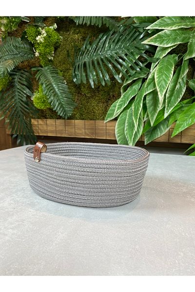 MaVaux Wicker Basket and Jute Bread Bowl - Table Top Organizer, Home and Kitchen Item