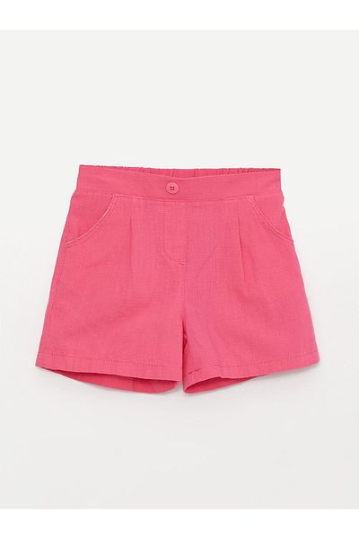 LC Waikiki شورت أساسي للطفلة - خصر مطاطي