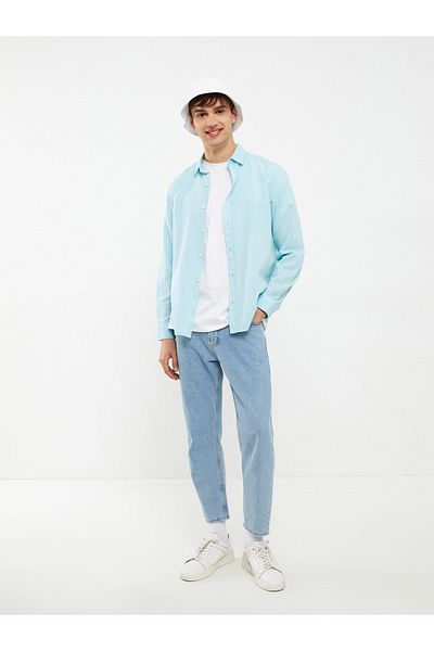 Turquoise shirt mens outfit deals