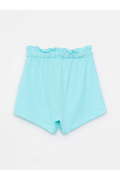 LC Waikiki Printed Elastic Waist Shorts for Girls