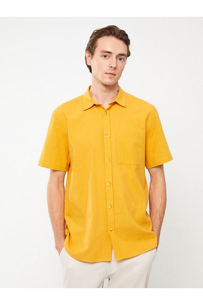 LC Waikiki Men's Shirt - Regular Fit, Short Sleeve