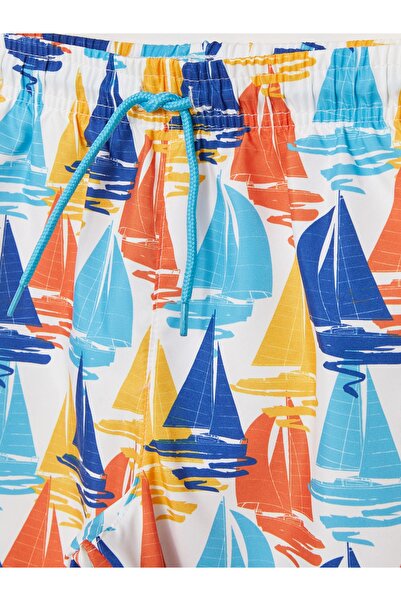 LC Waikiki Chlapecké plavky s potiskem a elastickým pasem