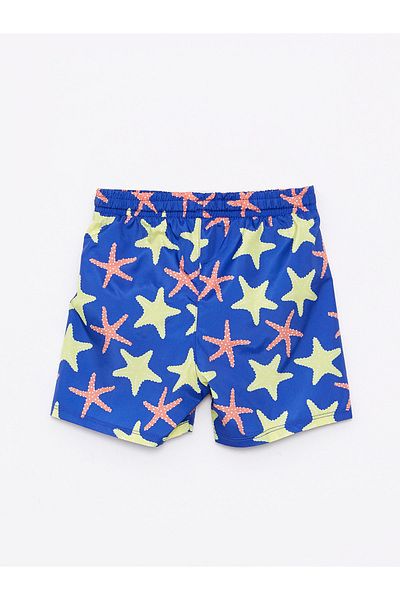 LC Waikiki Elastic Waist UV Protection Printed Baby Boy Swim Shorts