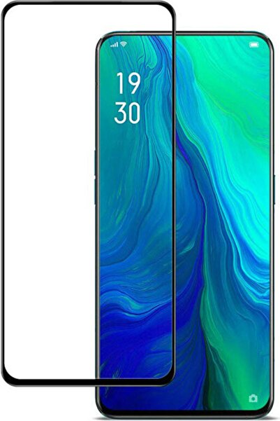 Case 4U Samsung Galaxy A80 Tam Kaplayan Tamperli Cam Ekran Koruyucu Curved Kı...