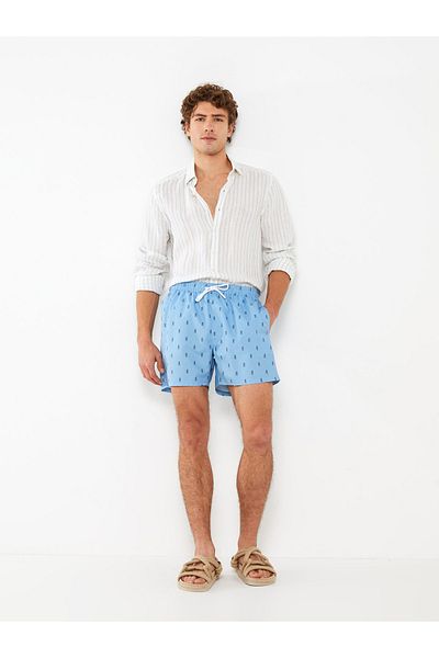 LC Waikiki Men's Patterned Short Length Sea Shorts