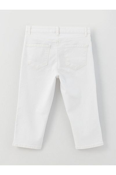 LC Waikiki Slim Fit Jeans Capri für Damen mit normaler Taille