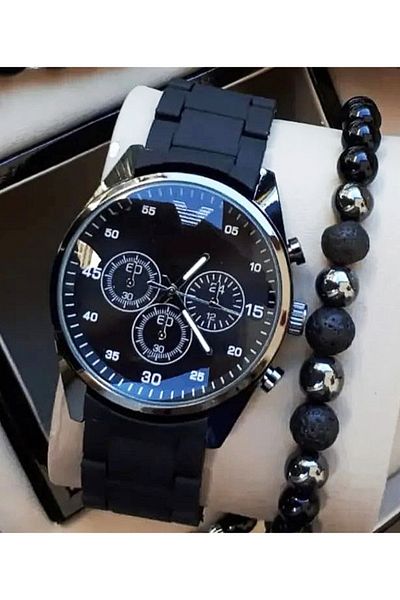 pullmarkt Combination Bracelet + Analog Wristwatch