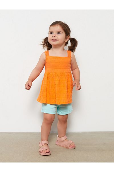 LC Waikiki Basic Shorts for Baby Girl - Elastic Waist
