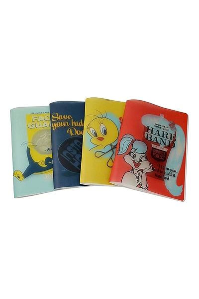 Mynote Umur Looney Tunes Campus Def26x18,5 40yp (4 Pieces) Striped