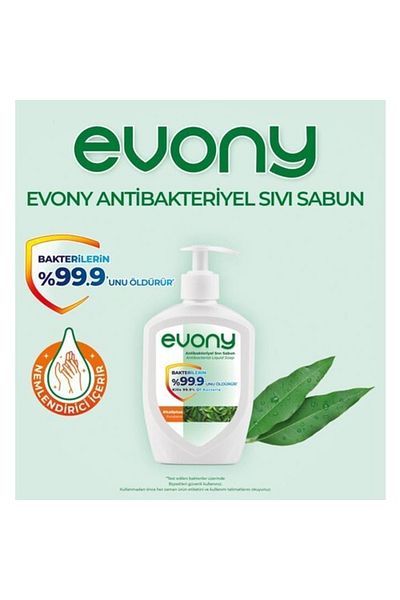 Evony Antibacterial Liquid Soap Eucalyptus 1500ml