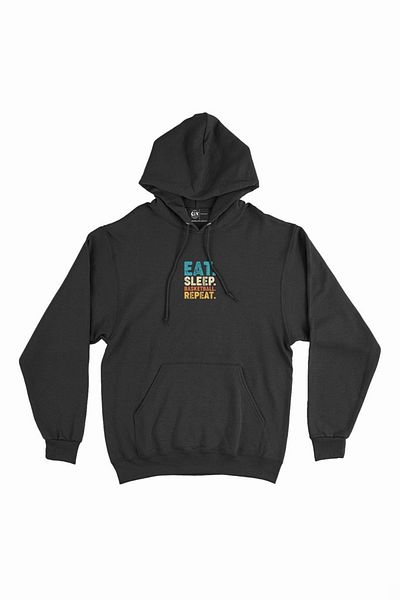 Cix Eat Sleep Repeat Bassket Hanorac cu glugă Minimal
