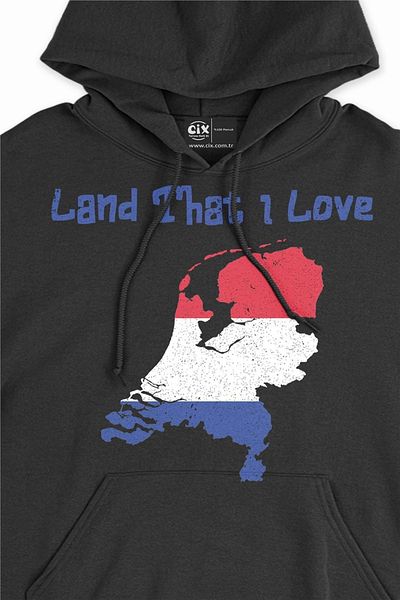 Cix Land That I Love Ολλανδία Φούτερ με κουκούλα με κουκούλα