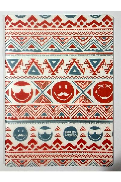 Mynote Smiley Campus Notebook 26x18,5cm 40 Sheets Checkered