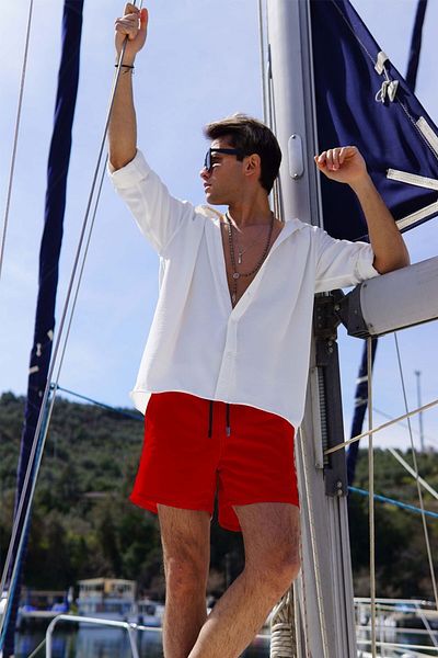 C City Red Men Swim Shorts Styles Prices Trendyol