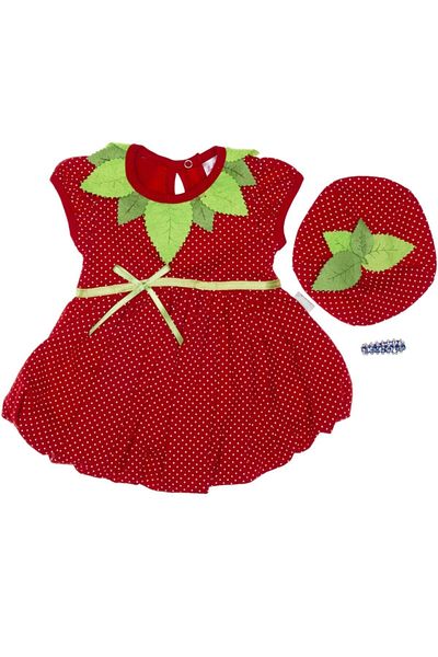 Babyrico Strawberry Hat Bracelet Dress