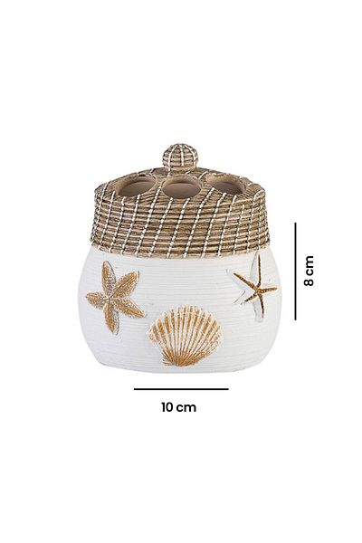 Prima Nova Beige StarFish - Toothbrush Holder