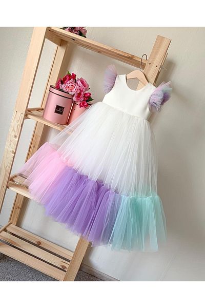 Asel Kids Unicorn Dress