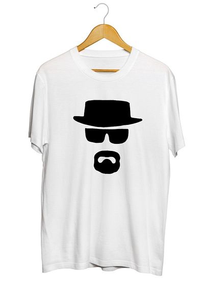 karikatürstore Heisenberg Breaking Bad Printed Unisex T-Shirt