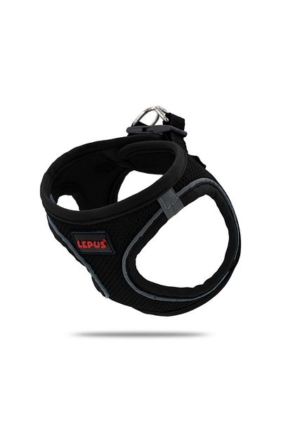 Lepus Cat And Dog Chest Vest Collar Black (xxs)