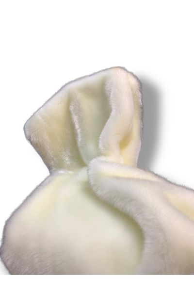 PLUSH STUDIO Zp-toscana/tavsan 1300gr Off White Μαλακό Υφαντό Λούτρινο Ύφασμα 50x150 εκ.