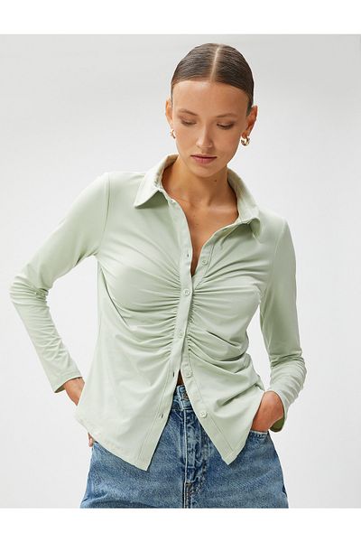 Koton Hemd - Dunkelblau - Regular Fit