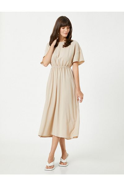 Koton Kleid - Ecru - A-Linie