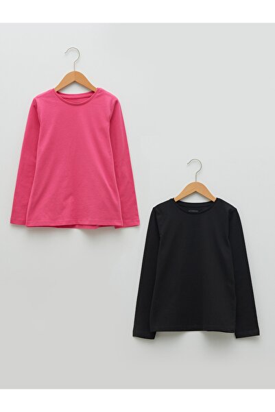 LC Waikiki Tricou de bază cu mânecă lungă din bumbac cu decolteu triplu pentr...