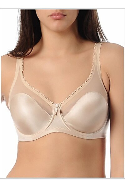 Yeni İnci Γυναικείο Σουτιέν με σύρμα χωρίς σφουγγάρι και τούλι Minimizer Gath...
