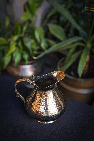 ANTEPSEPETİ Copper Silver Plated Jug Small Size
