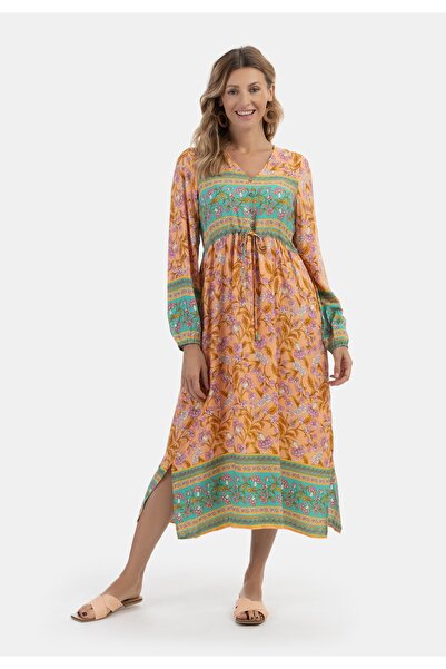 USHA FESTIVAL - Sommerkleid s Blumenprint Carnea
