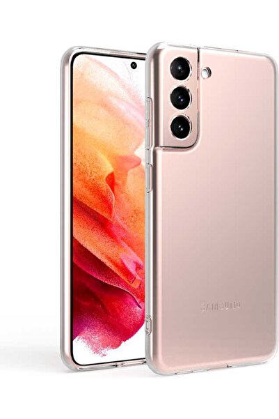 Case 4U Samsung Galaxy S22 Plus Uyumlu Kılıf Kamera Korumalı Yumuşak Şeffaf I...