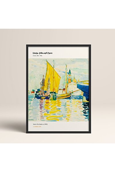 HOMEPACK Încadrat Modern Henri-edmond Cross 30x40cm 40x60cm 50x70cm Lemn alb negru Mdn008