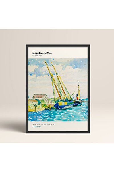 HOMEPACK Uramljeni moderni Henri-Edmond krst 30x40cm 40x60cm 50x70cm crno-bel...