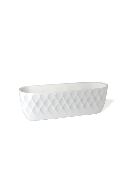 Karasu plastık Yakamoz Balkon Saksı No:2 6,5 Lt. (48 X 14,5 X 16 Cm)